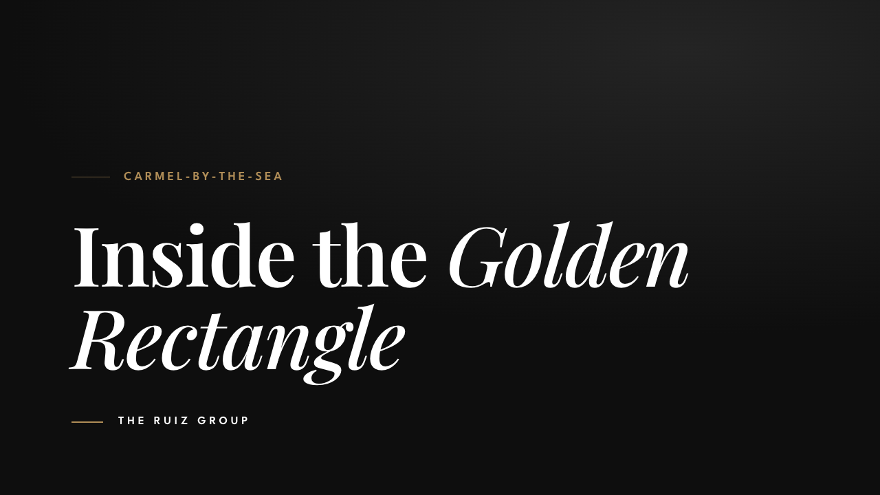 The Complete Guide to Carmel's Golden Rectangle: Where Storybook Cottages Meet Ocean Views