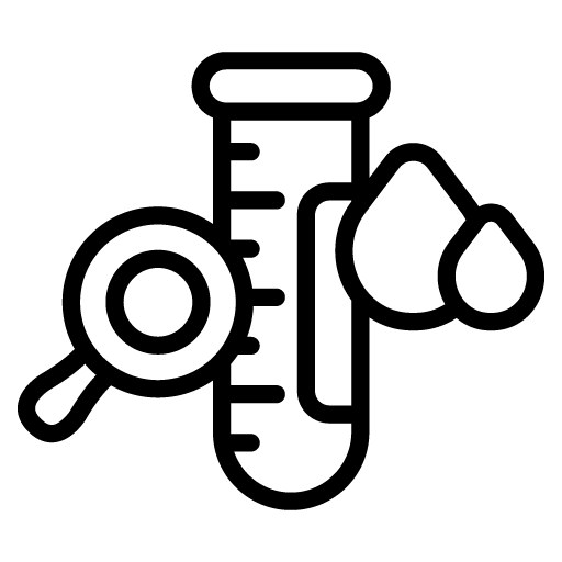 Evaluation and lab review icon