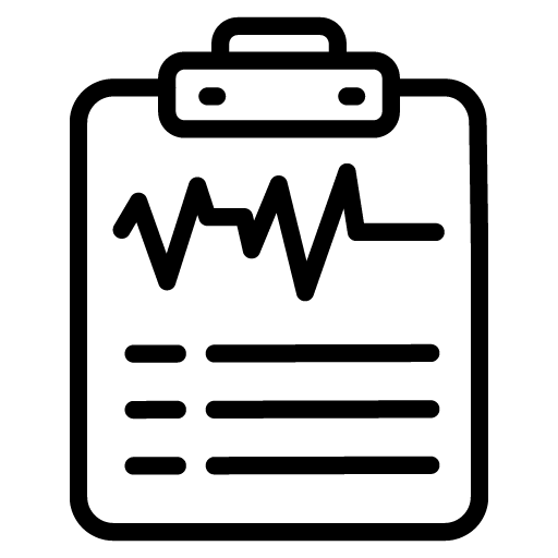Modern medical support icon