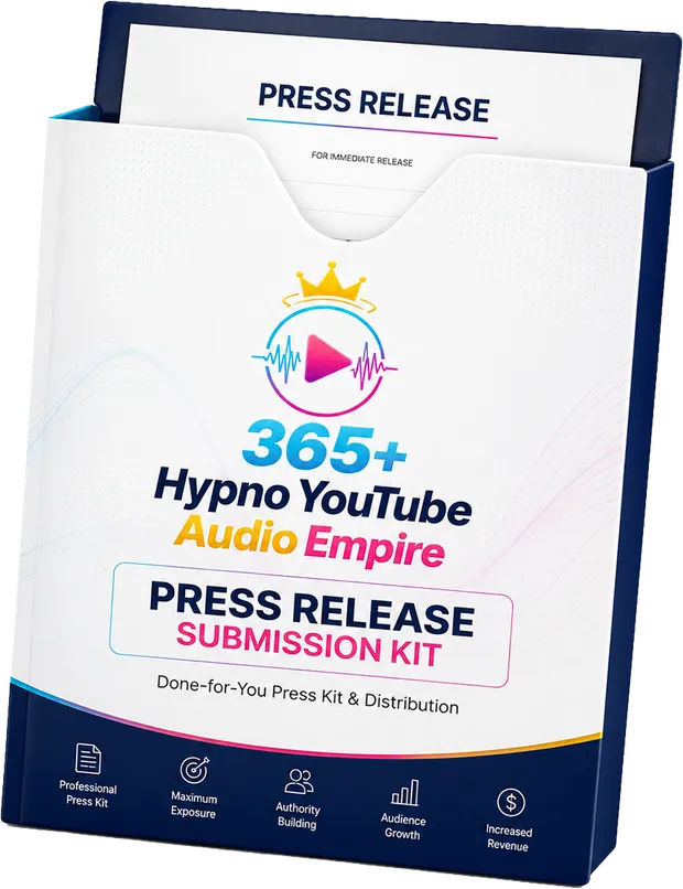 World-first press release submission kit mockup