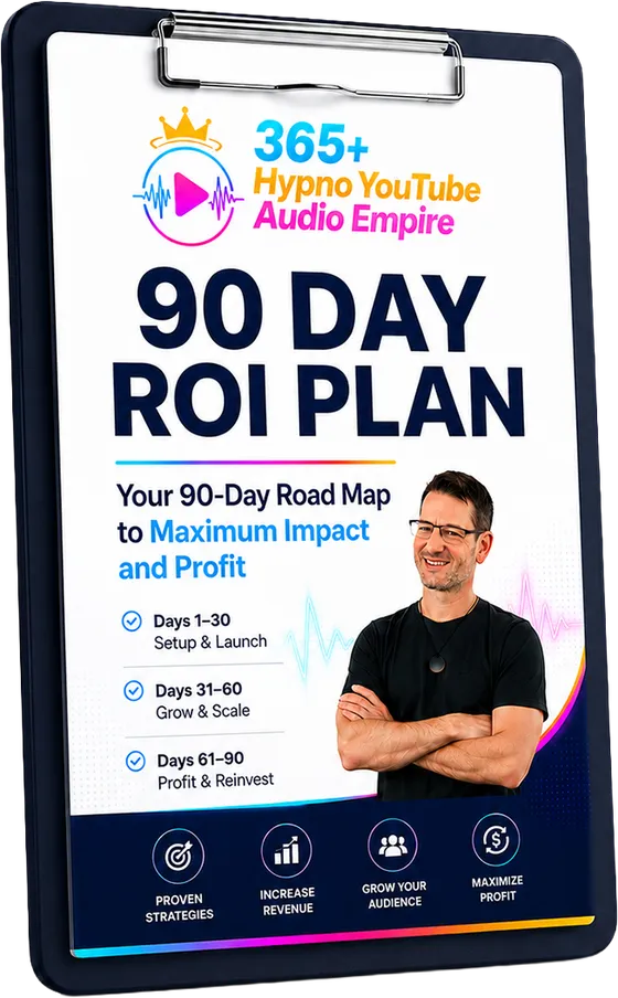 90 Day ROI Plan clipboard mockup