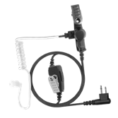 1-Wire Acoustic Tube Earpiece with Braided Fiber Cloth — Kenwood K