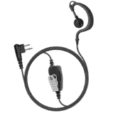1-Wire Ear Hook Earpiece — Motorola M3