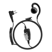 1-Wire Swivel Earpiece with Braided Fiber Cloth — Motorola M3