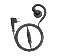 1-Wire Swivel Slim Earpiece with Braided Fiber Cloth — Kenwood K1
