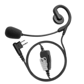 1-Wire Swivel Slim with Boom Mic and Braided Fiber Cloth Earpiece — Kenwood K