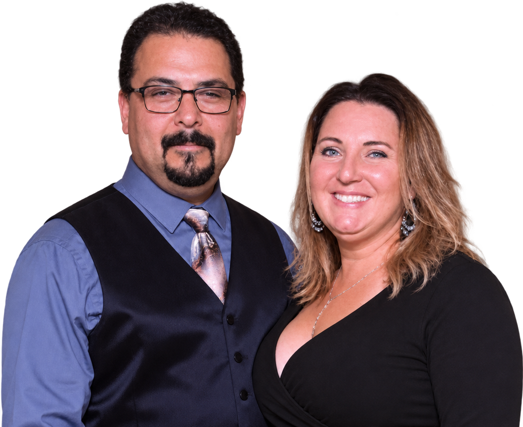 Savino and Christie Macias, owners of Felices Fiestas