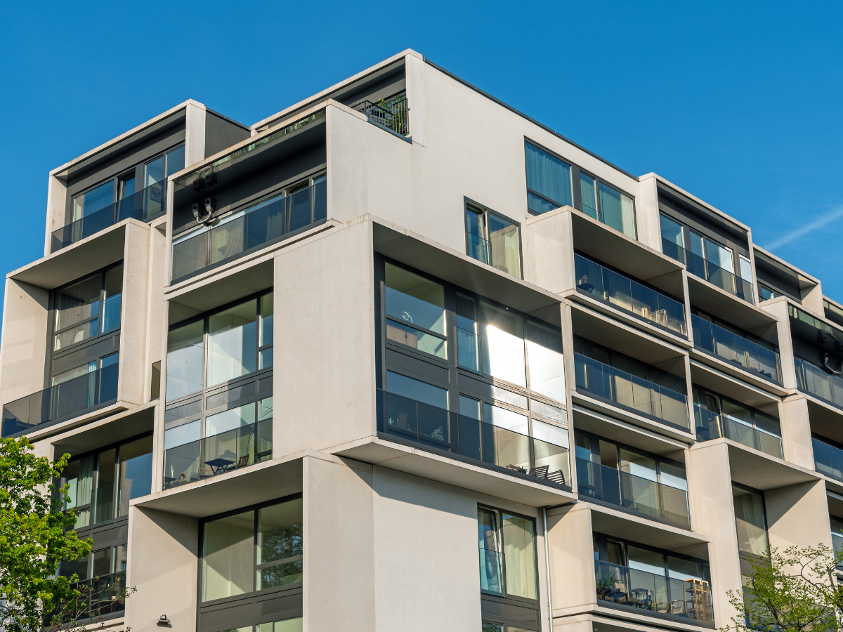 Modern multifamily property