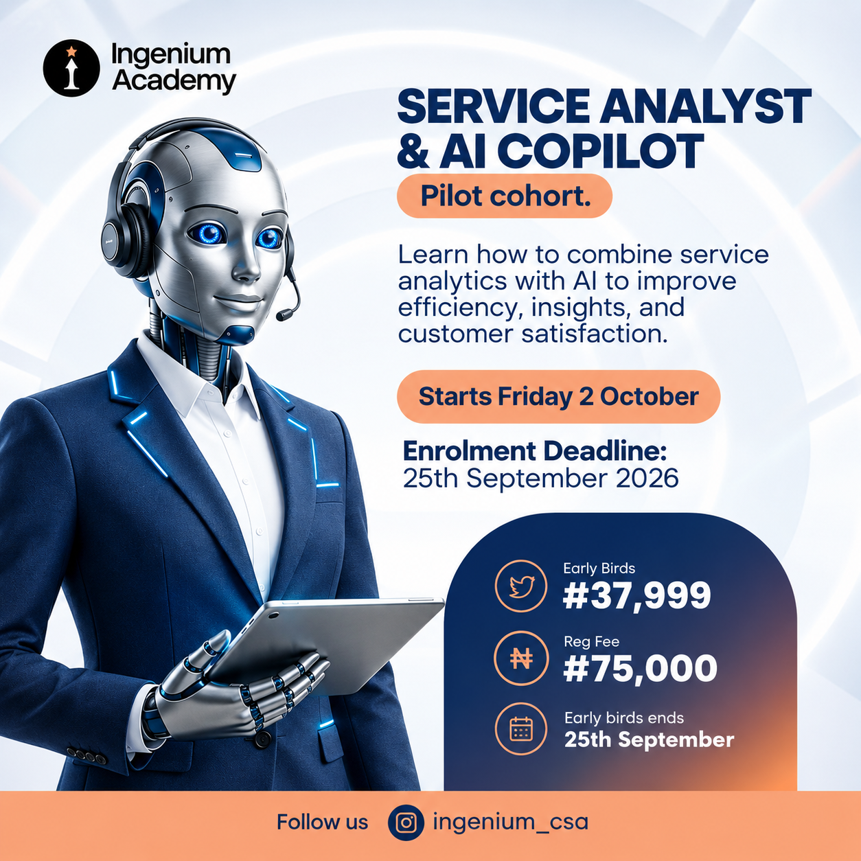The documents you build on the Service Analyst and AI Copilot course