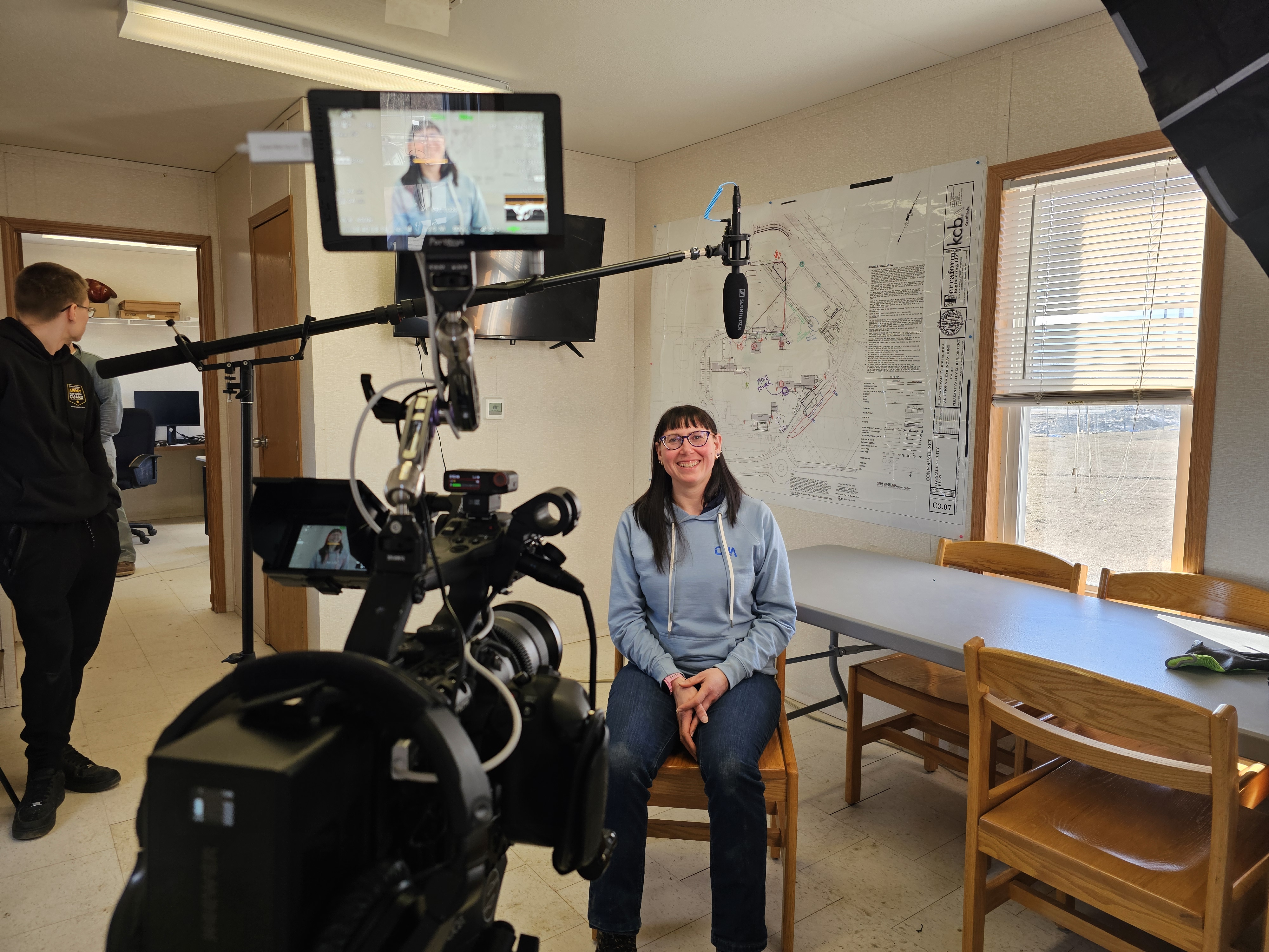 Testimonial video production for home service company