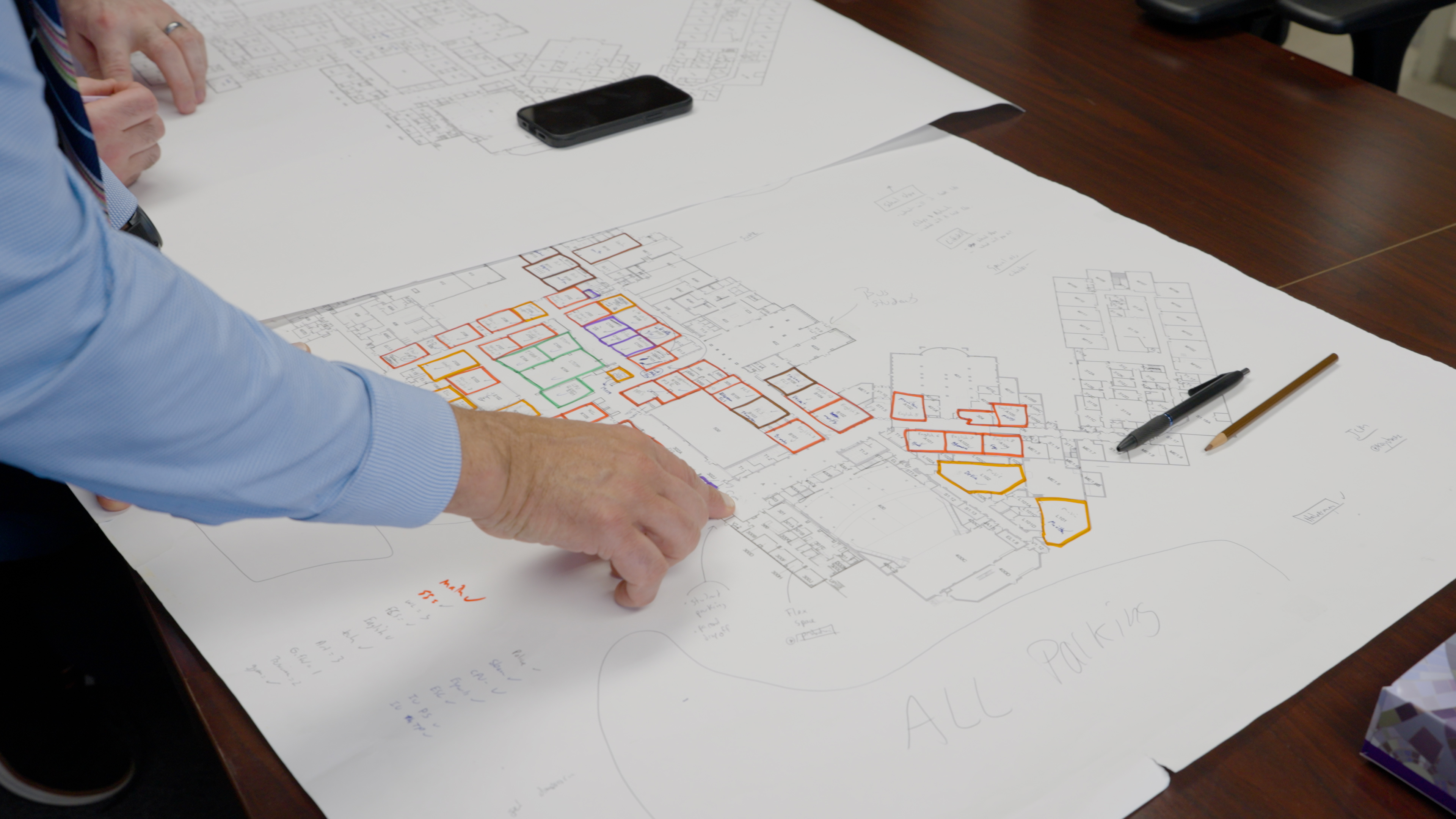 Behind the scenes of high school renovation documentary video production 3