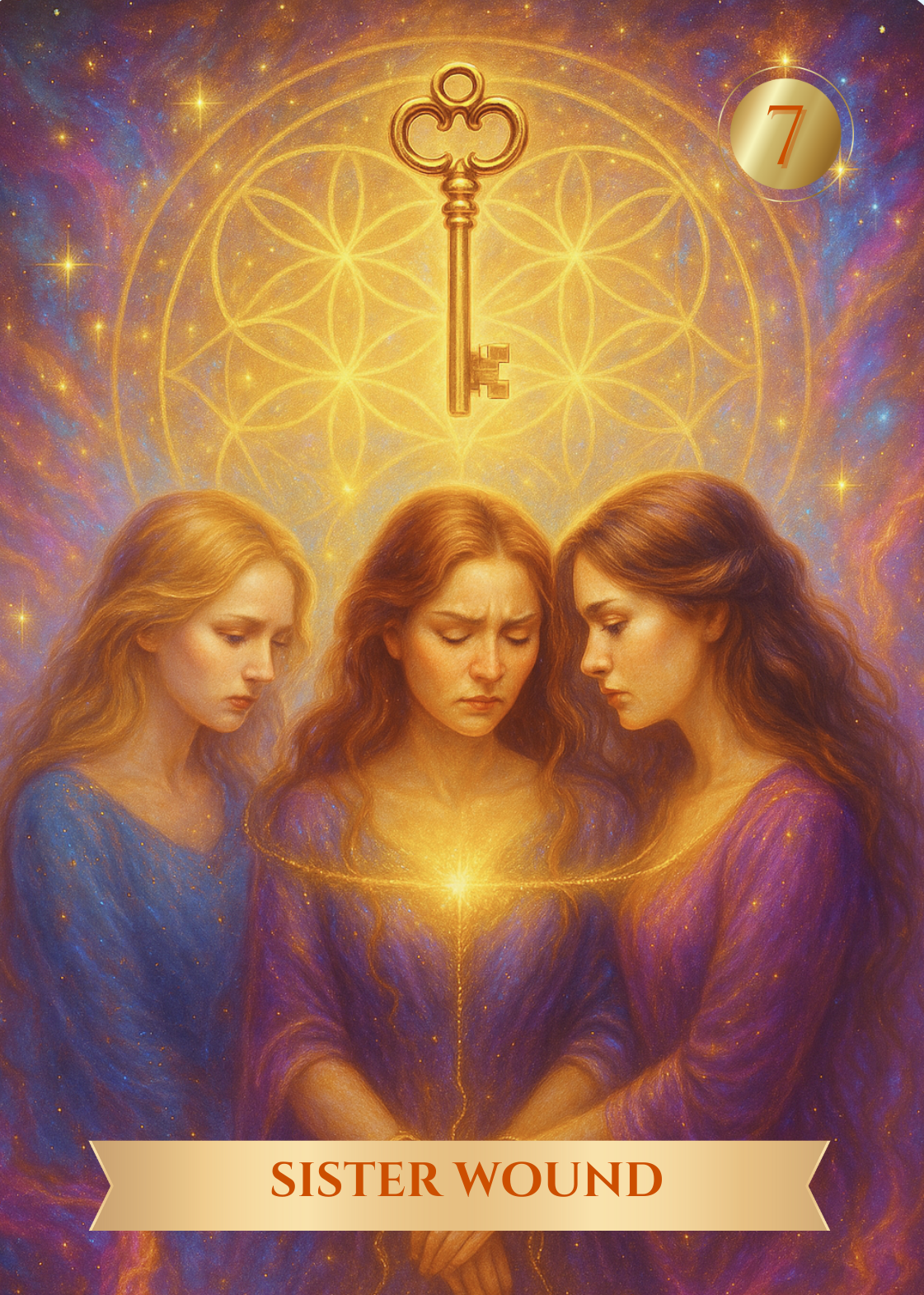 akashic soul alchemy oracle deck sister wound card akashic soul alchemy oracle deck sister wound card