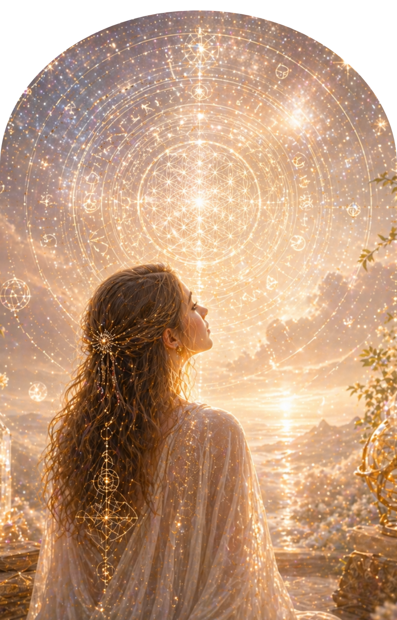 Energetic body showing soul wounds and energy imprints being illuminated through healing