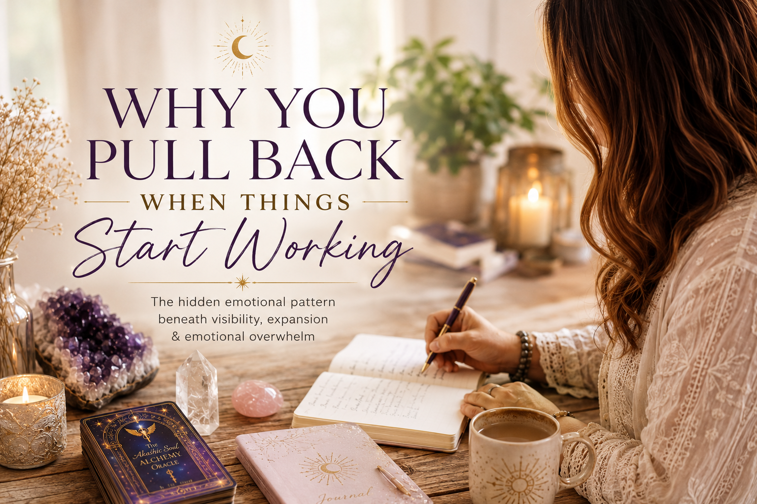 Why You Pull Back When Things Start Working | Emotional Healing & Priestess Wound