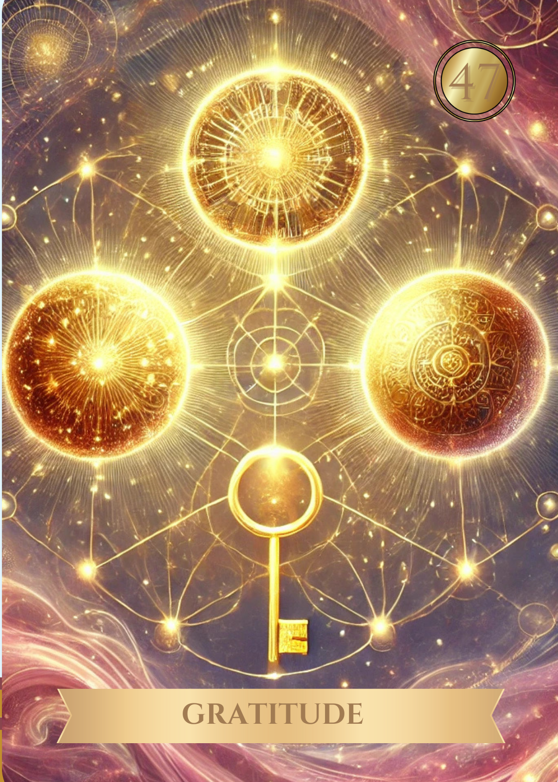 Gratitude card from the Akashic Soul Alchemy Oracle Deck Gratitude card from the Akashic Soul Alchemy Oracle Deck