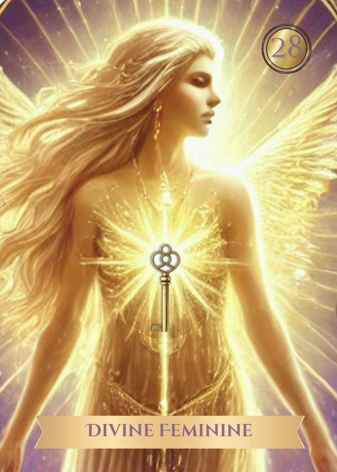 divine feminine card from the Akashic Soul Alchemy Oracle Deck divine feminine card from the Akashic Soul Alchemy Oracle Deck