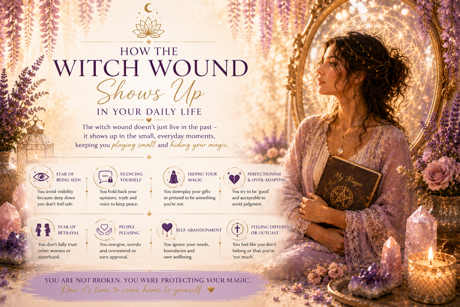 How The Witch Wound Shows Up In Your Daily Life & Relationships