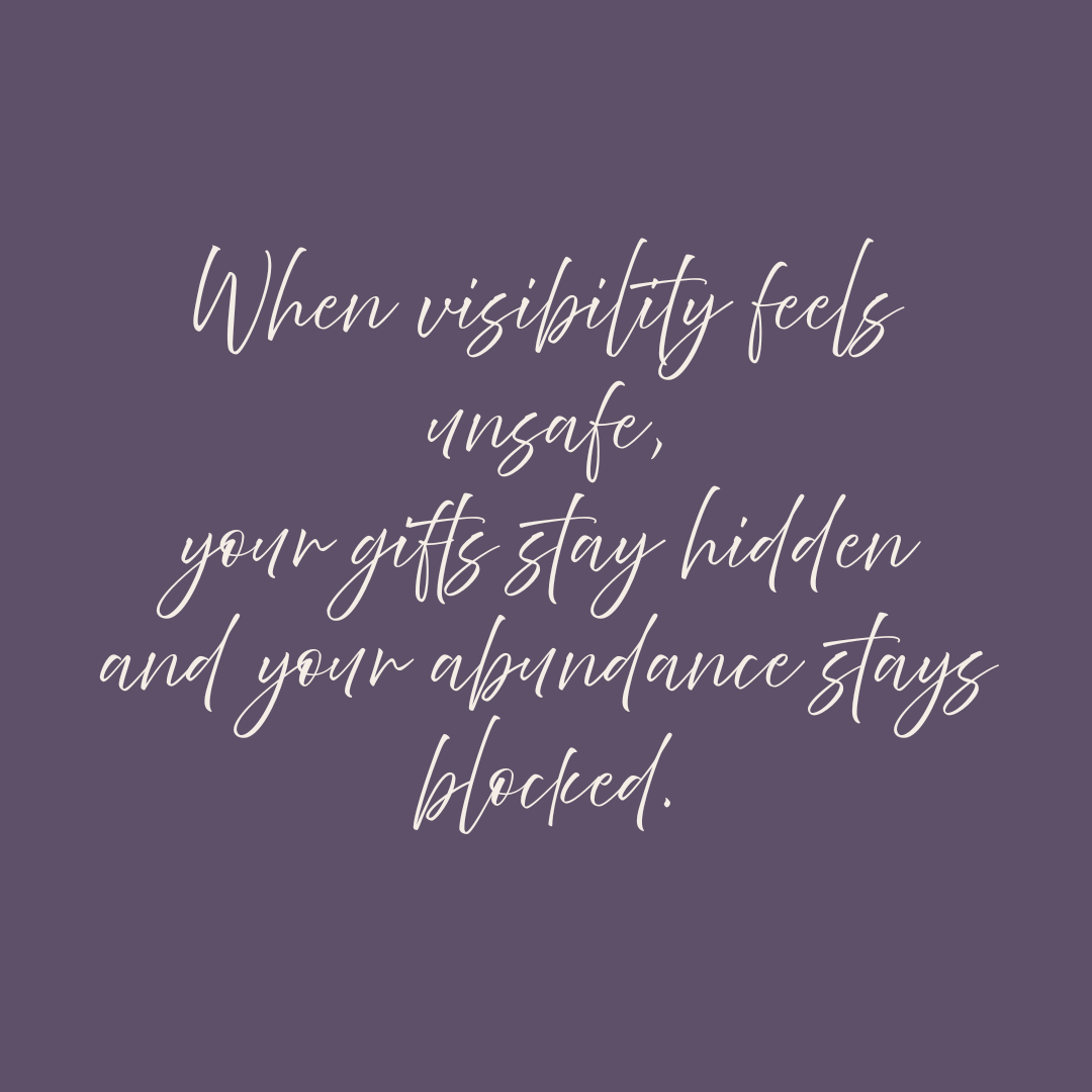Inspirational quote explaining how the Witch Wound can keep spiritual gifts hidden and block abundance. Inspirational quote explaining how the Witch Wound can keep spiritual gifts hidden and block abundance.