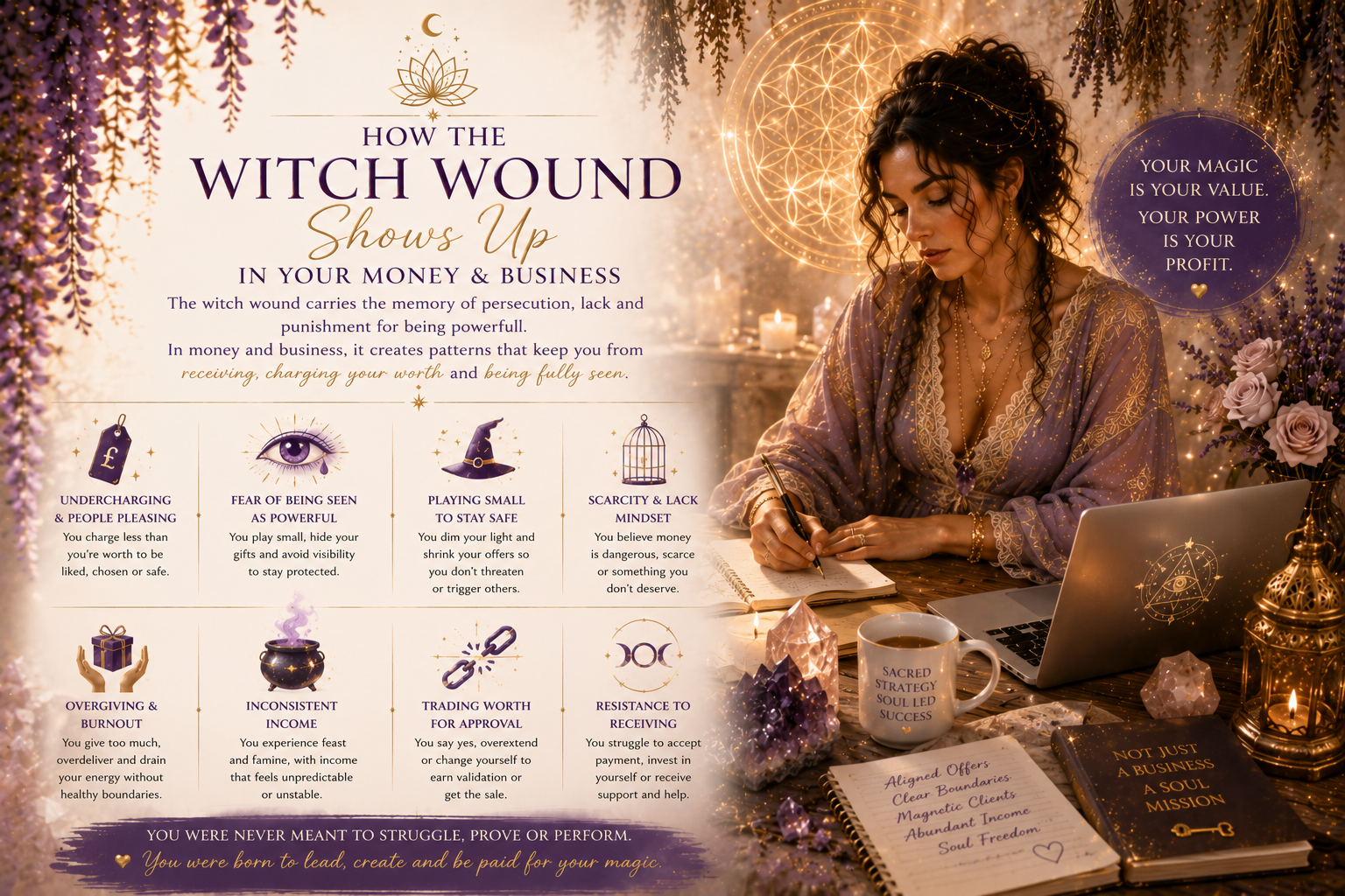 How the Witch Wound Affects Business & Money