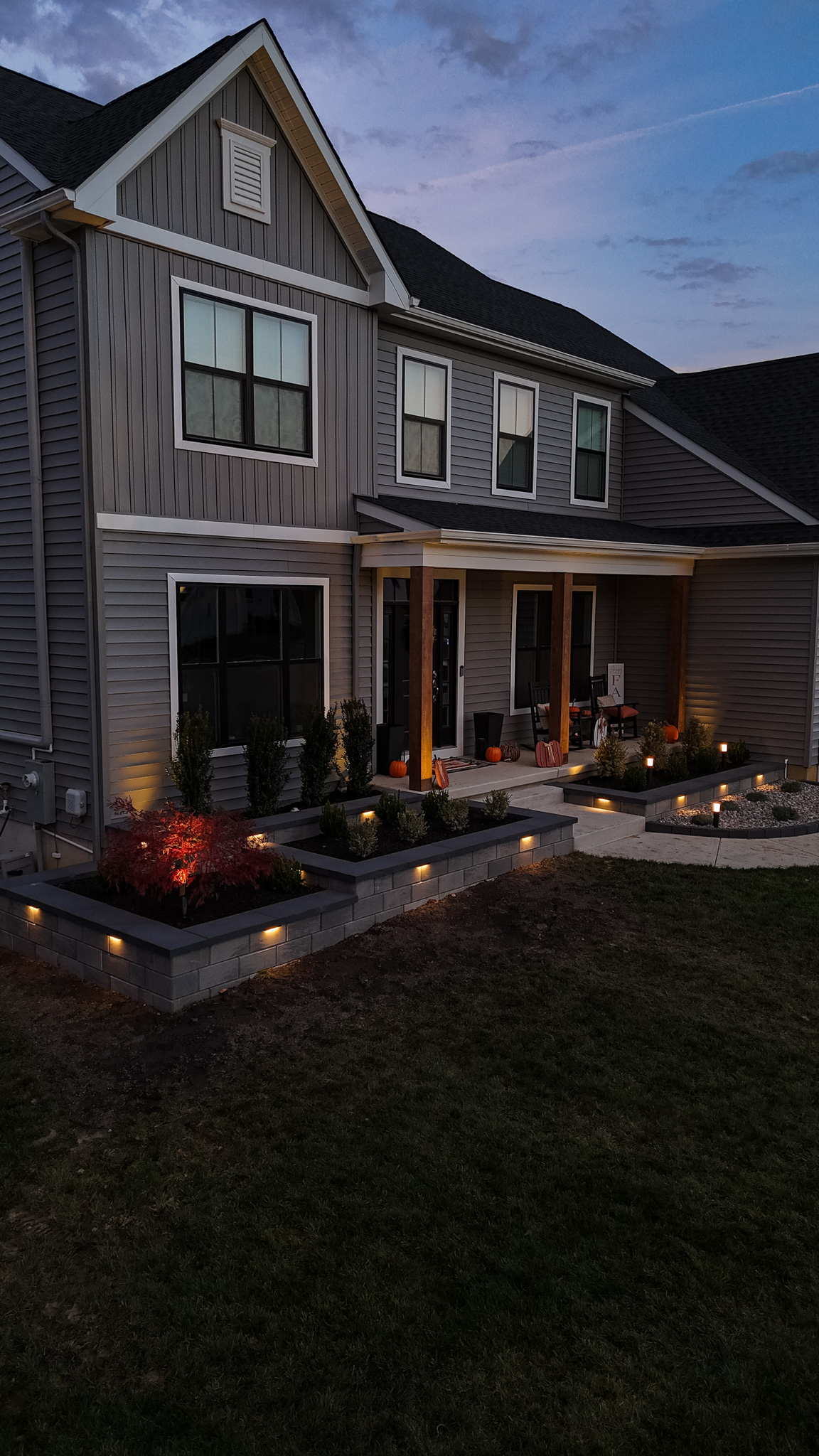 Front yard remodel by EZ Hardscaping