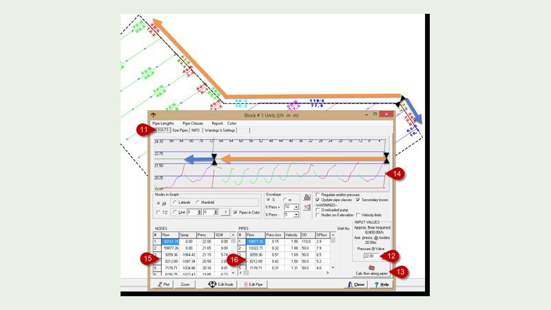 Preview from Part 5 · Pipe sizing in practice tutorial