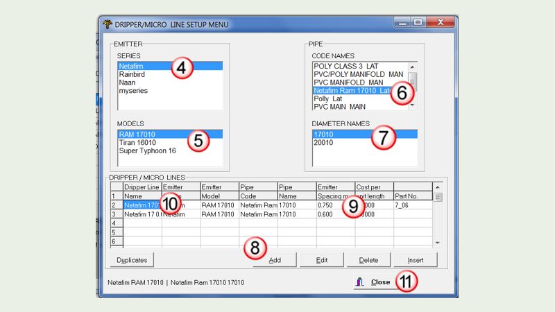 Preview from create circular irrigation laterals tutorial