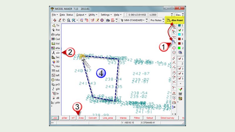 Preview from Load Garmin MapSource into Model Maker and calculate an area tutorial