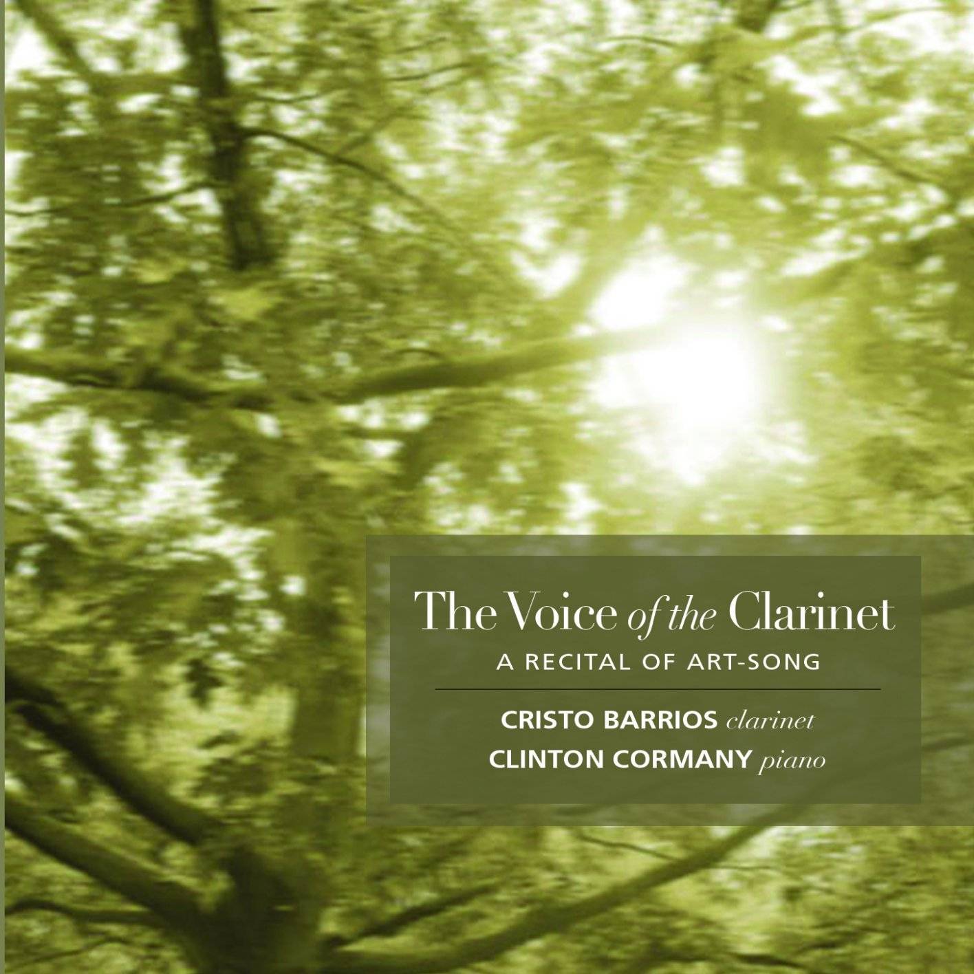 The Voice of the Clarinet cover