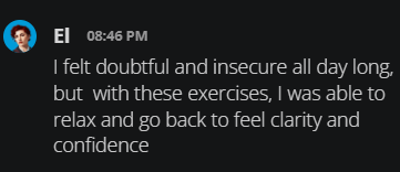 Student testimonial screenshot for Tetiana Kariakina