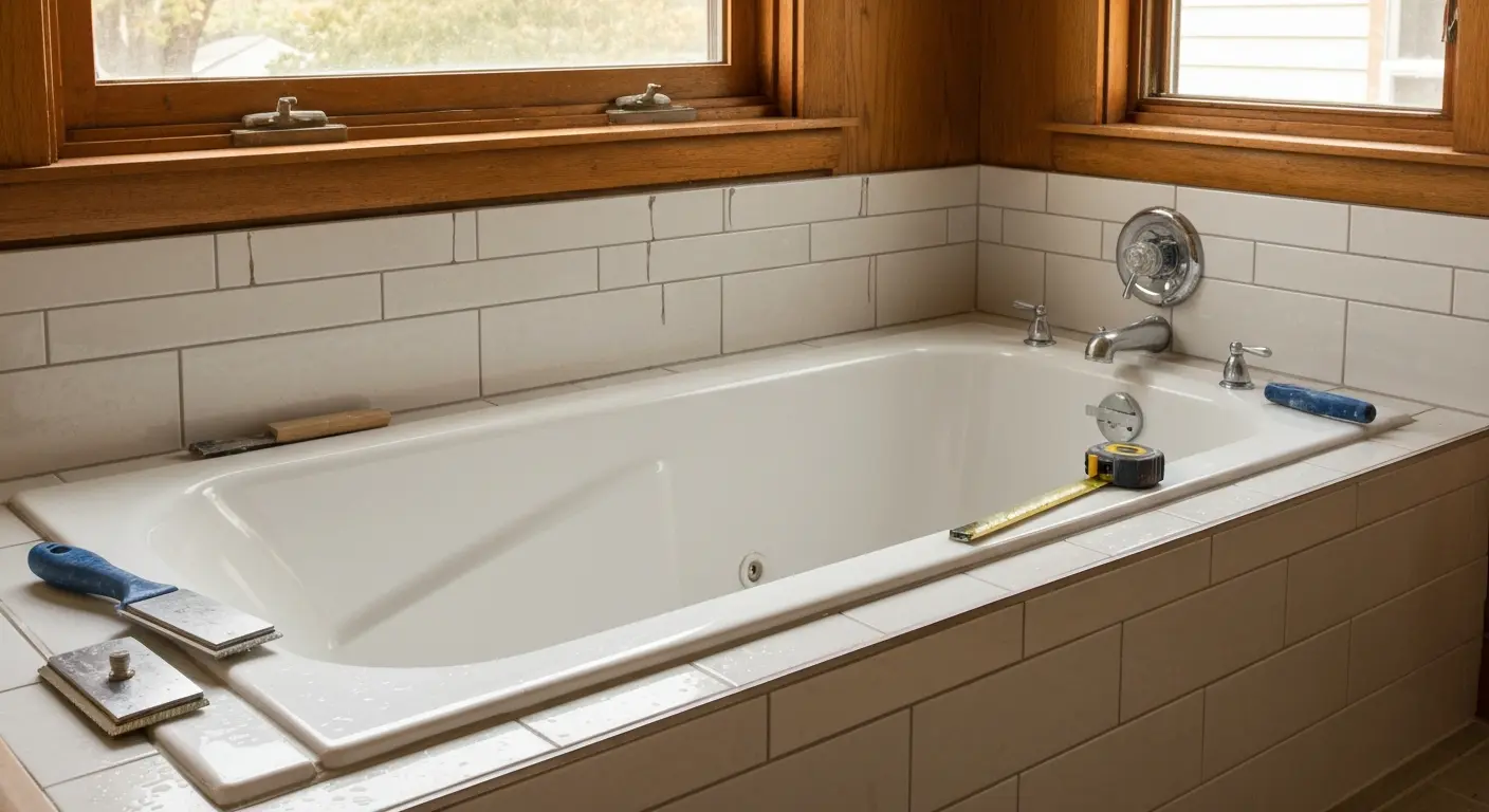 Shower to tub conversion
