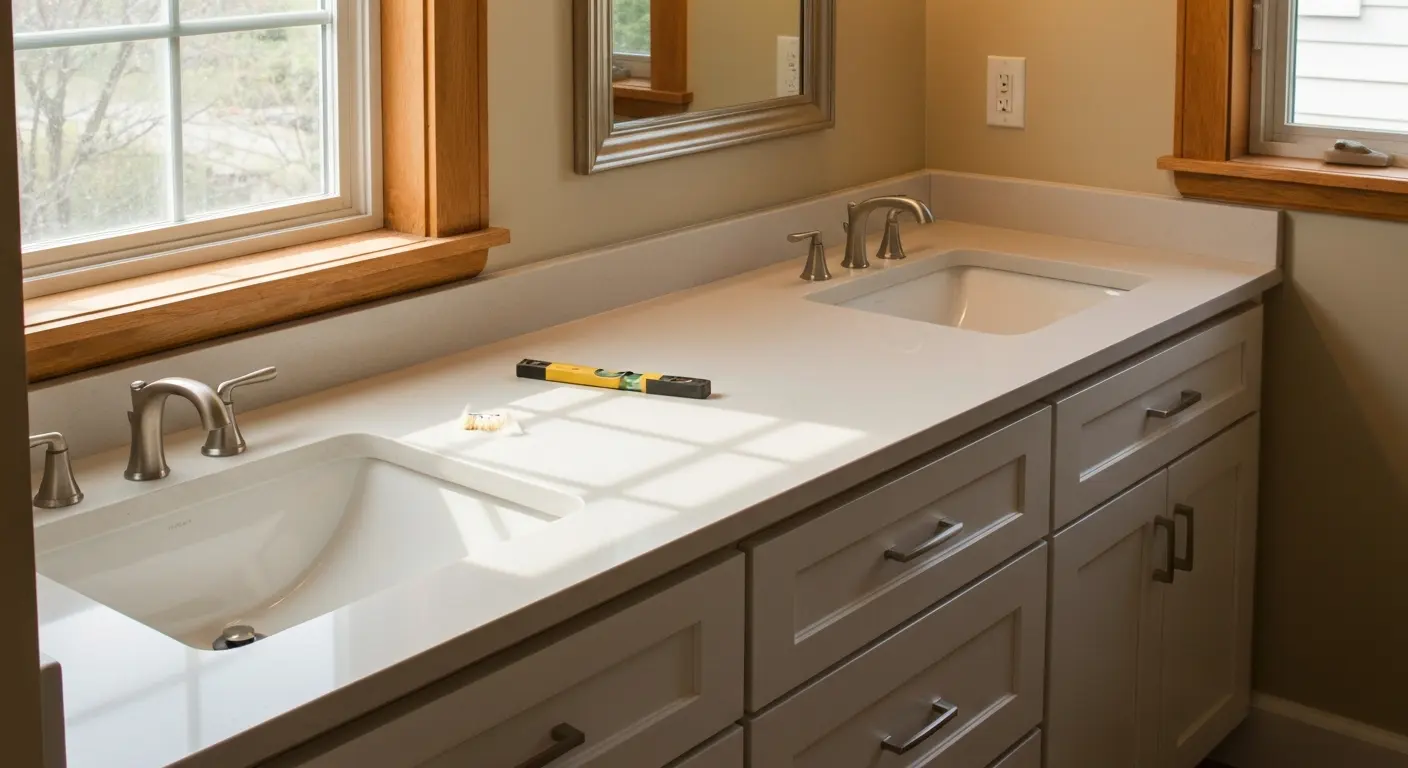 Modern bathroom vanity