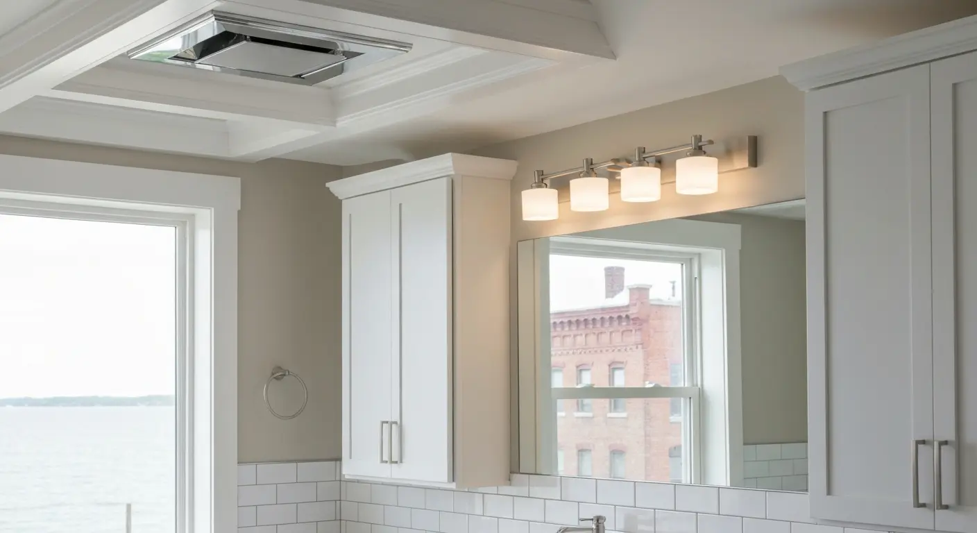 Bathroom lighting and fixtures