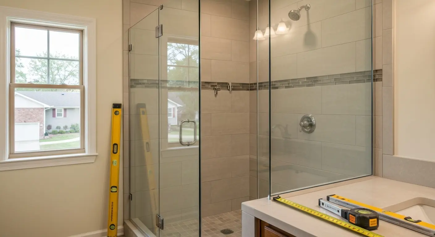 Walk-in shower installation in Independence home