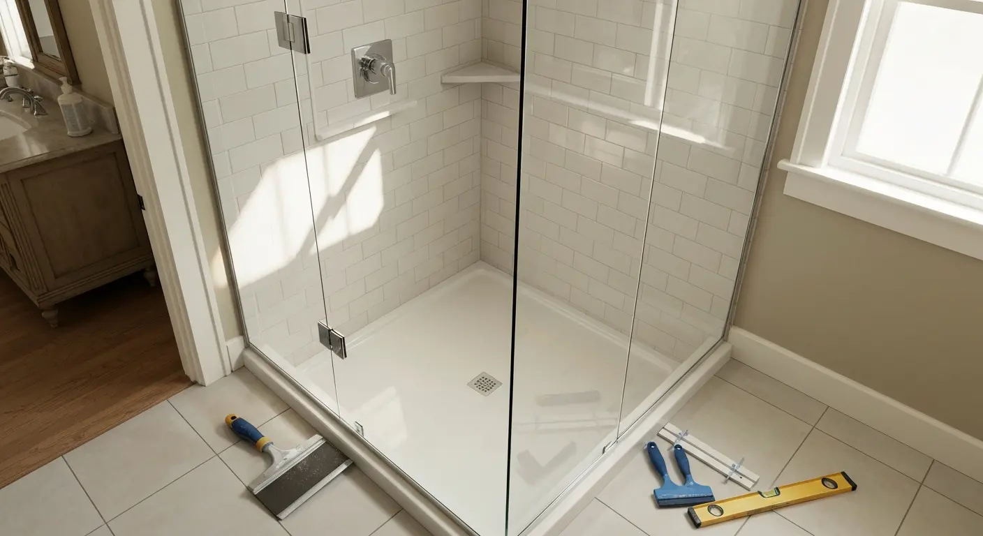 Tub to shower conversion