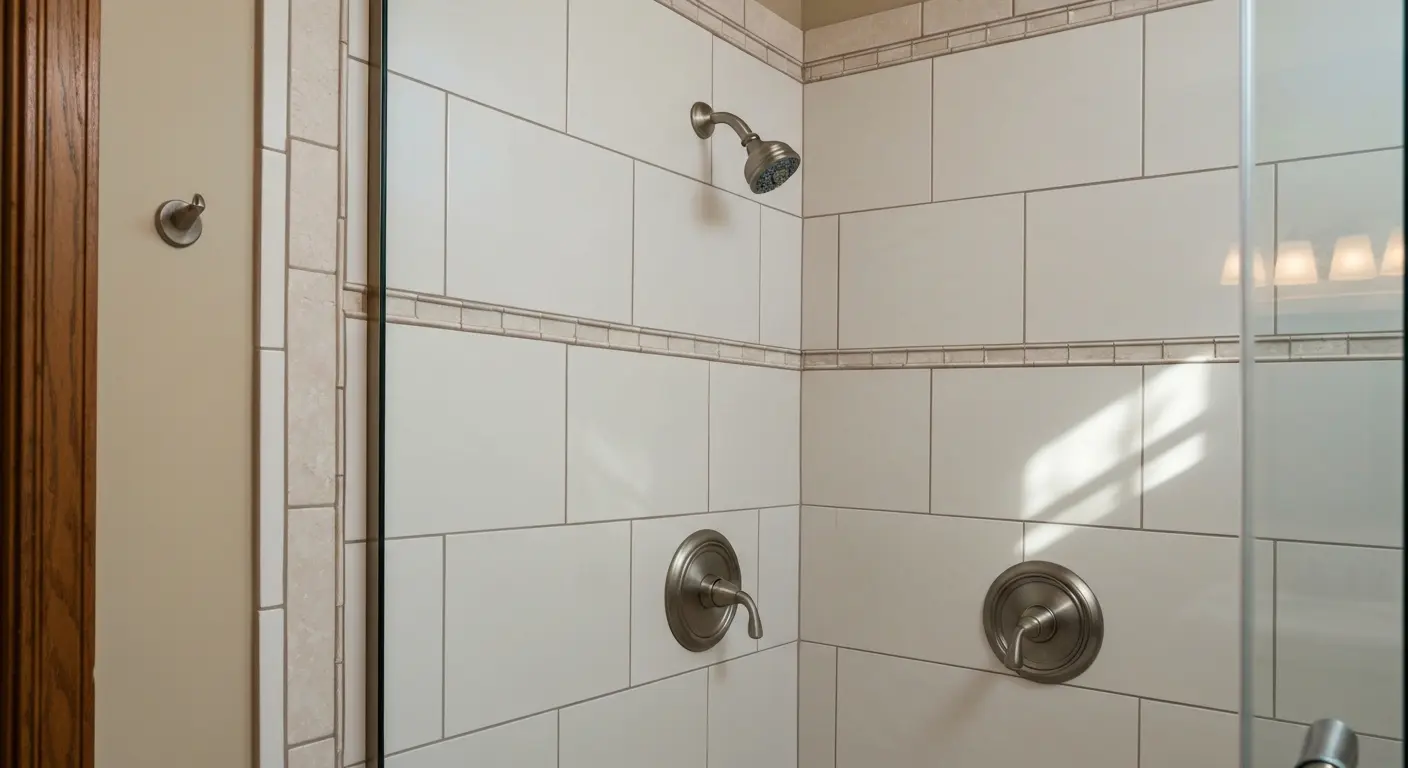 Custom tile shower