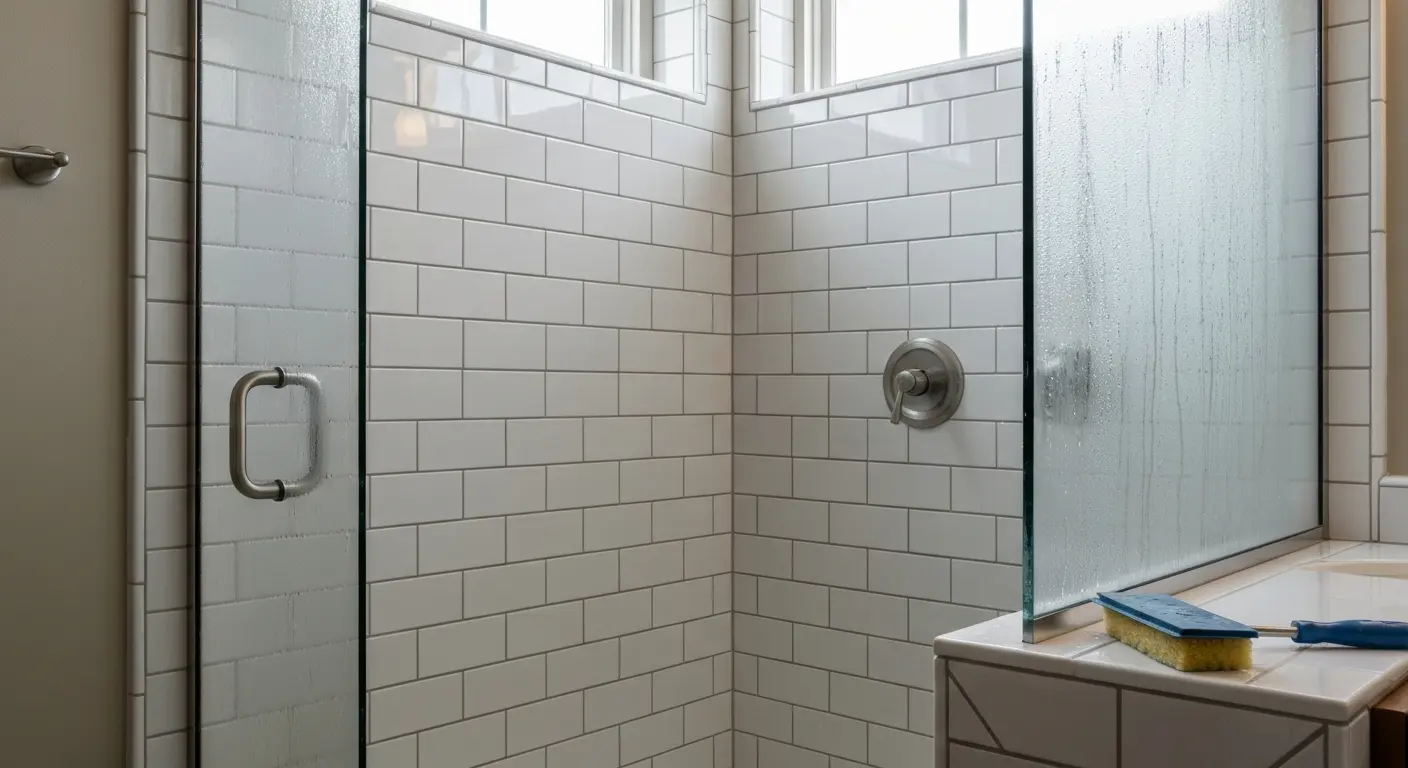 Tile shower installation