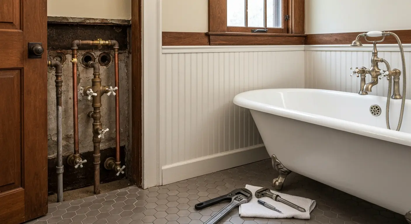 Older Rocky River home architecture