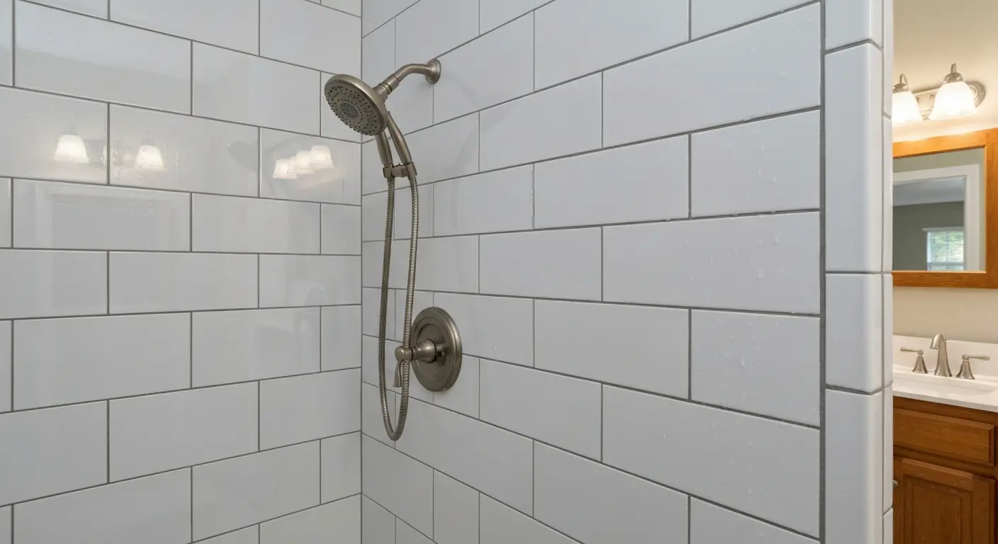 Tile shower installation