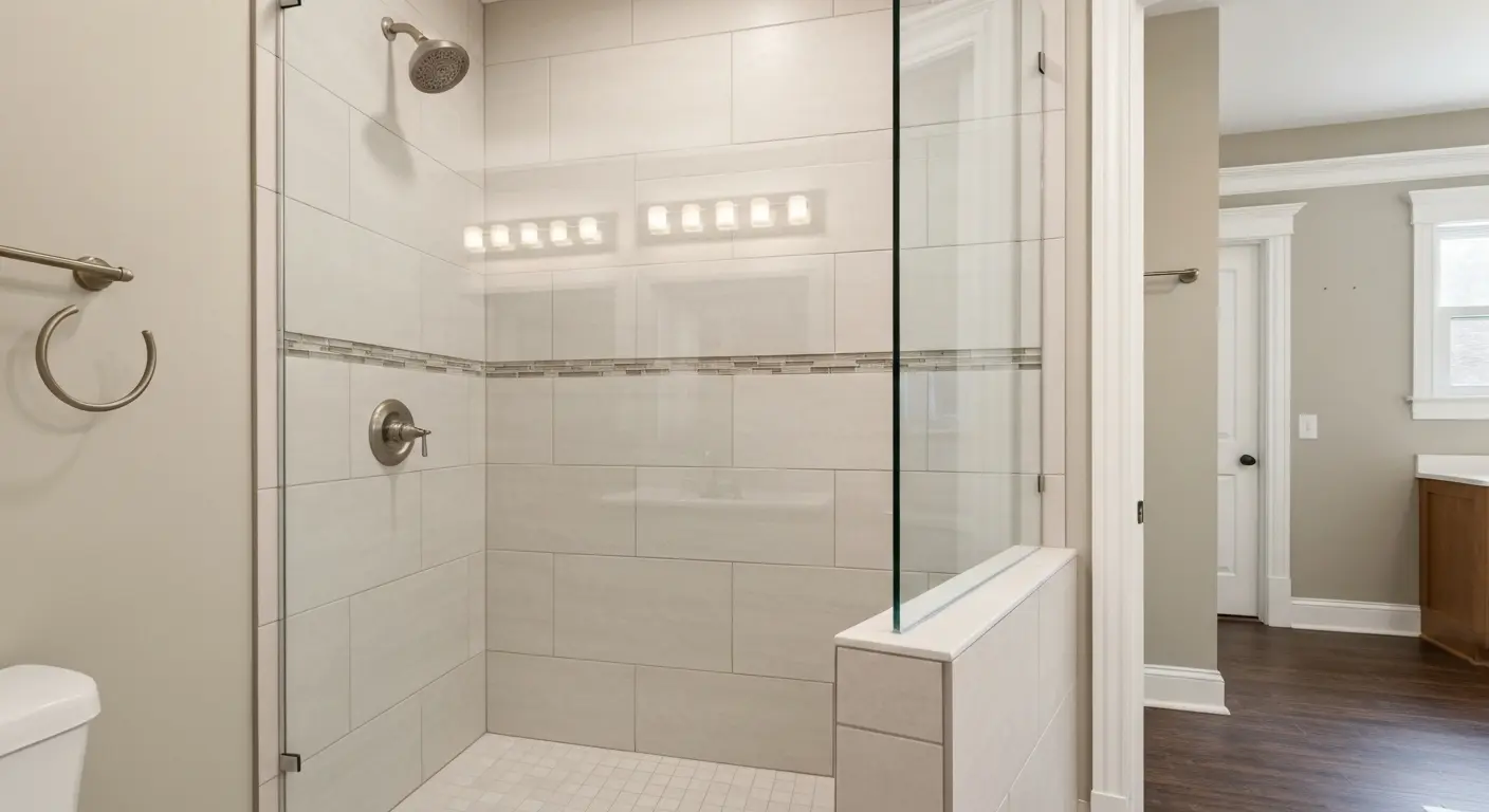 Tub to shower conversion