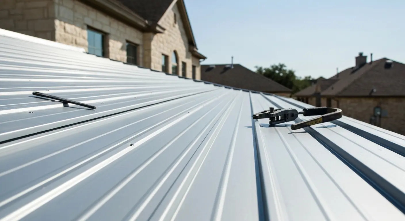 Metal roofing project