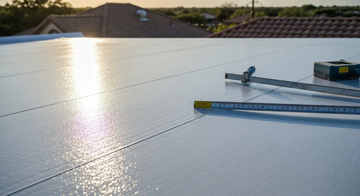 TPO roof coating system
