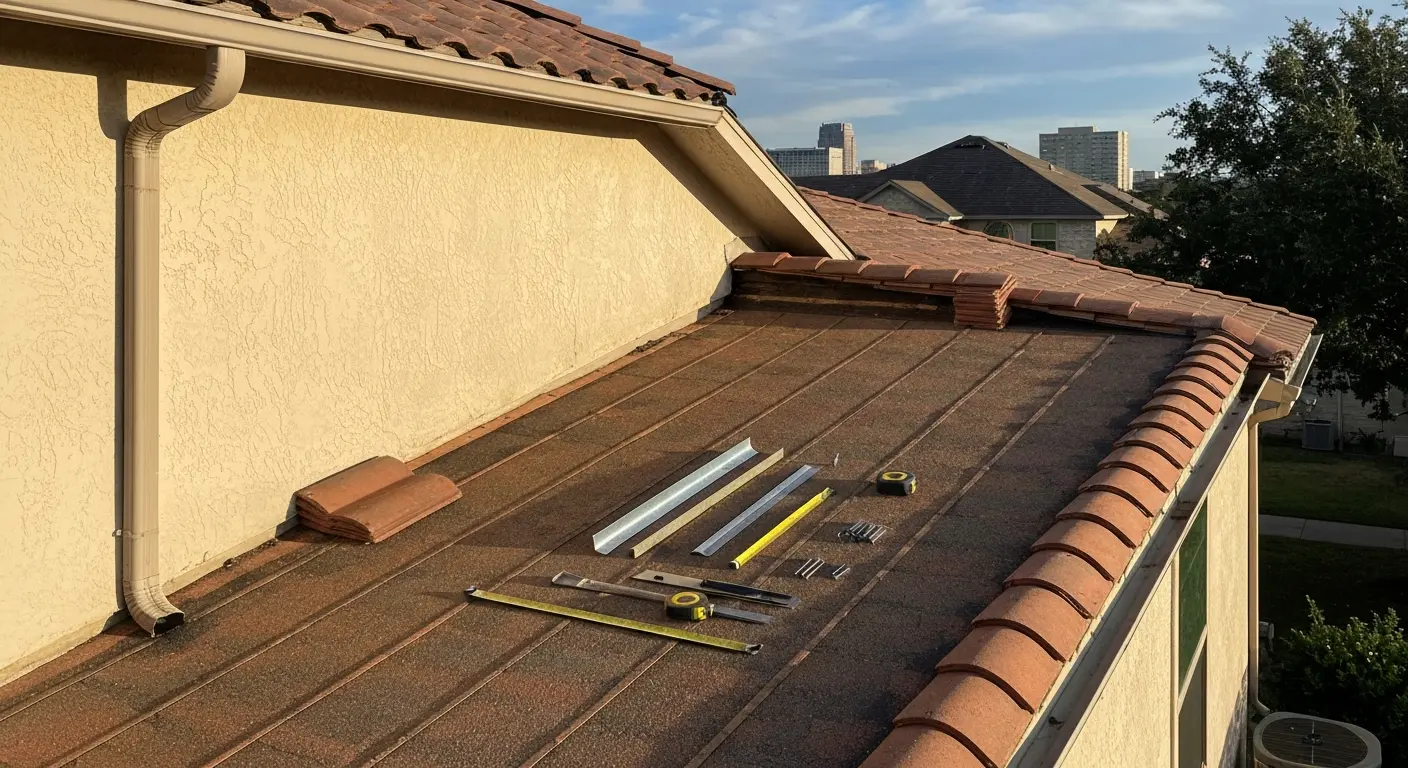 Roof storm damage repair in San Antonio