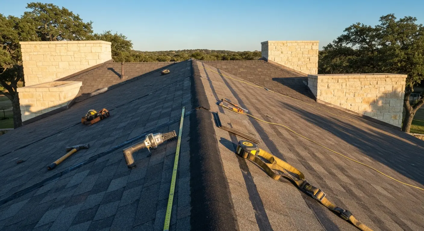 Residential roof repair