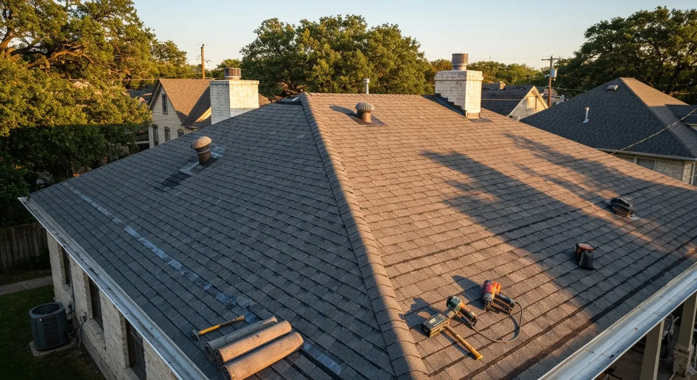 Full roof replacement project