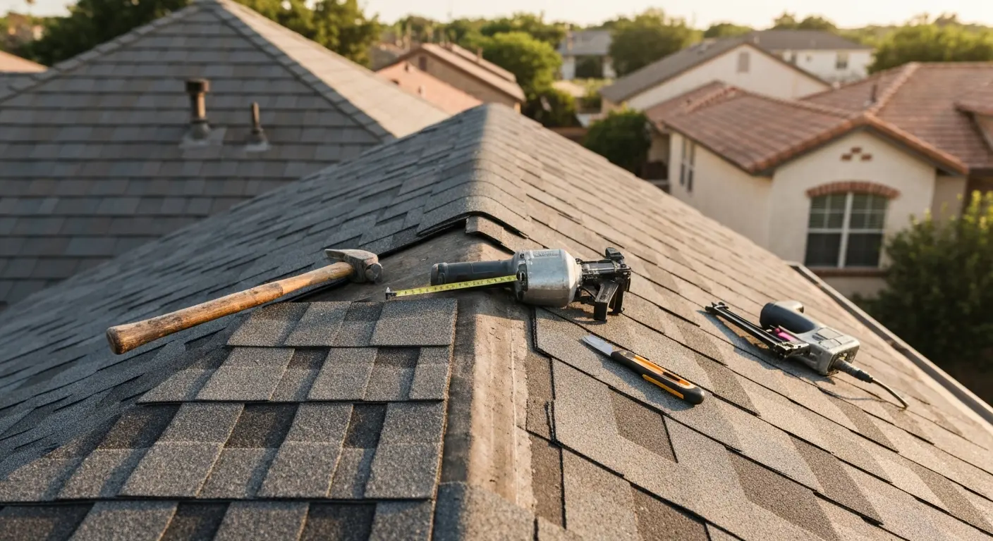 Roof repair shingles