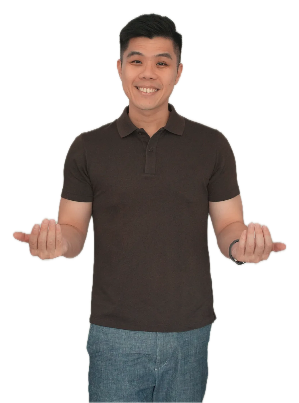 Khai Zen, arms open in welcome