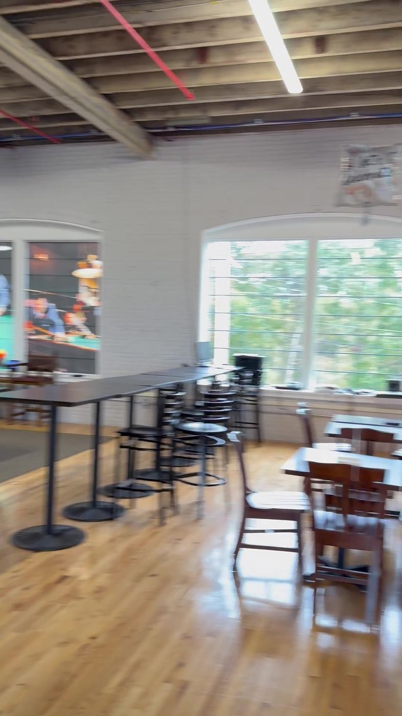 Seating by the windows