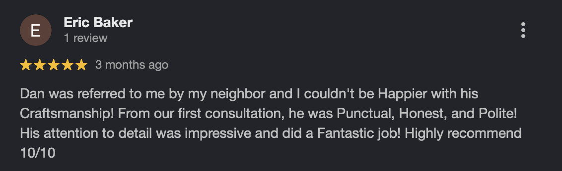 Google Review 5