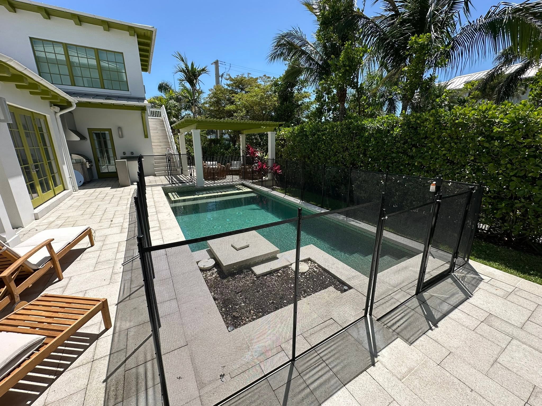New swimming pool construction in Estero