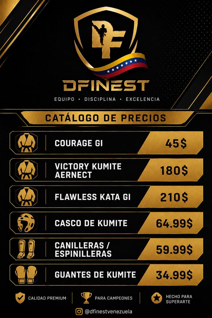 Lista de Precios DFINEST Venezuela